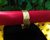 B0139_Gorgeous bangles set with Colorful metal bangles & plain bangles along with American Diamond studded bangles with delicate work.