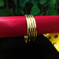 B0139_Gorgeous bangles set with Colorful metal bangles & plain bangles along with American Diamond studded bangles with delicate work.