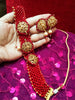 N070_Gorgeous Crystal Choker Necklace with delicate Kundan work embellished with pearls.