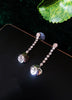 E0558_ Lovely stone studded chain drop hangings (medium size hanging)