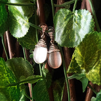 E0553_Gorgeous danglers with a touch of stones (medium size hanging)