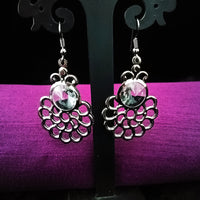 E0619_Lovely flower design hangings with a touch of stones(medium size hanging)
