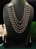 N066_Classy German Silver Oxidized Matte polish premium quality Layered necklace.