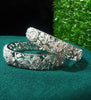 B0185_Gorgeous bangles with delicate stone work embellished with American Diamond stones.