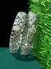 B0185_Gorgeous bangles with delicate stone work embellished with American Diamond stones.