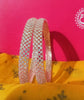 B078_S_Gorgeous  Rose Gold American diamond bangles .