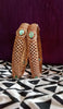 B0120_Classic Style rose gold,american diamond studded bangles with a touch of emerald for Women in Set of 2