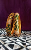 B042_Gorgeous Bangles crafted with delicate meena work with green and red zari combination studded with stones.