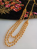 N0297_Lovely layered Micro Gold plated Necklace with delicate work.