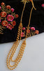 N0297_Lovely layered Micro Gold plated Necklace with delicate work.