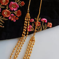 N0297_Lovely layered Micro Gold plated Necklace with delicate work.