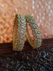 B014_Classy Style Gold Plated Bangles studded  with American Diamond stones.