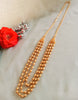 N0297_Lovely layered Micro Gold plated Necklace with delicate work.