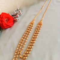 N0297_Lovely layered Micro Gold plated Necklace with delicate work.