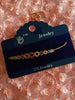 B0209_Stylish crafted bracelets with delicate multi color stone work.