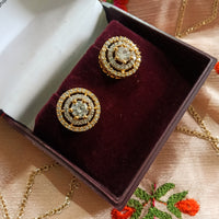 E0205_Classy American Diamond studs.