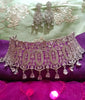 N0362_Gorgeous dazzling choker necklace with delicate craft work embellished with American Diamond stones
