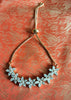 B0234_Lovely flower design bracelets studded with american diamond stones.