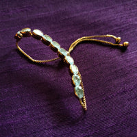 B0236_Lovely sleek design bracelets studded with a touch of american diamond stones.