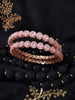 B0260_Elegant Rose Gold bangles embellished with dazzling American Diamond stones