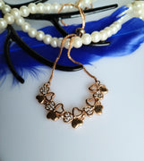 B0268_Lovely heart design bracelets studded with delicate work of american diamond stones.