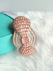 B0272_Gorgeous grand bracelets studded with delicate work of american diamond stones with a touch of pink stones.