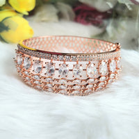 B0273_Classic bracelets studded with delicate work of american diamond stones with delicate designs.