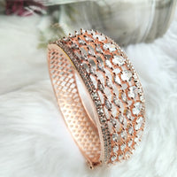 B0273_Classic bracelets studded with delicate work of american diamond stones with delicate designs.