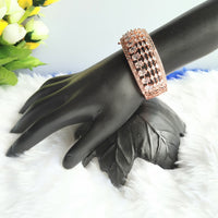 B0273_Classic bracelets studded with delicate work of american diamond stones with delicate designs.
