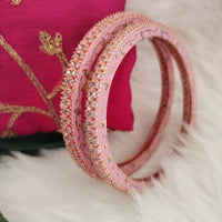B0268_Gorgeous  design Bangles with delicate stone work and beautiful patterns