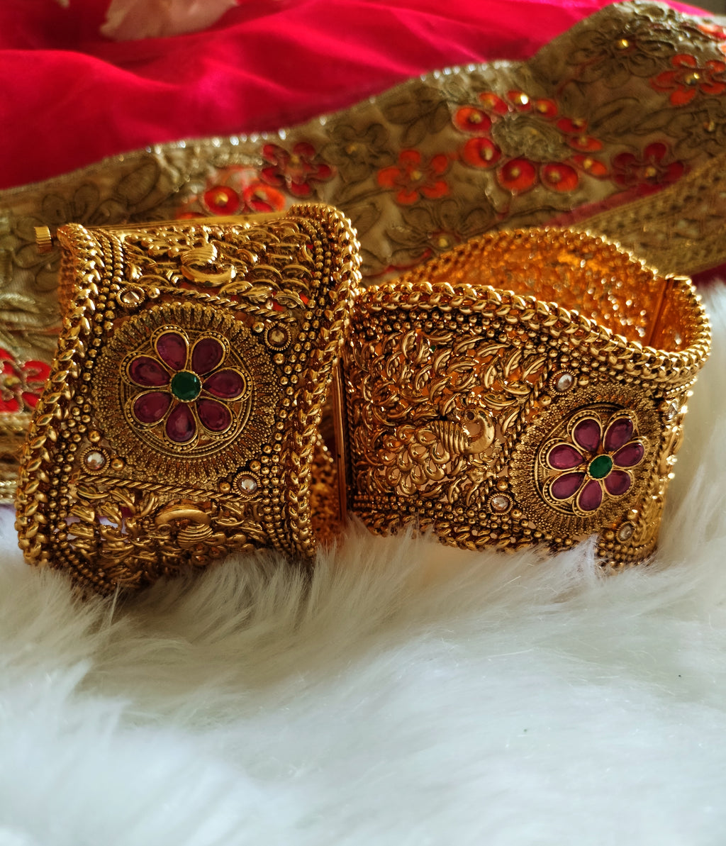 Broad Moissanite Bangle - Jewellery Designs