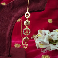 B0299_Classy circular design bracelets studded with  a touch of american diamond stones with delicate patterns.