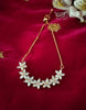 B0234_Lovely flower design bracelets studded with american diamond stones.