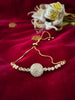 B0300_Classy circular design bracelets studded with delicate work of American diamond stones.