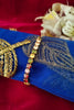B0301_Lovely square design bracelets studded with multicolor stones.