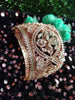 B0311_Designer bracelets studded with delicate work of american diamond stones.