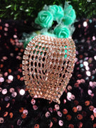 B0312_Gorgeous designer bracelets studded with delicate work of american diamond stones.