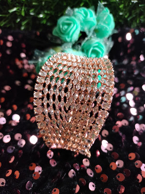 B0312_Gorgeous designer bracelets studded with delicate work of american diamond stones.
