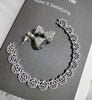 N0439_Elegant American Diamond stones embellished necklace set with delicate stone work studded with a touch of pink stones.