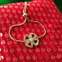 B0308_Classy circular design bracelets studded with  a touch of American diamond stones with delicate patterns.