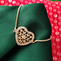 B0306_Classy circular design bracelets studded with  a touch of American diamond stones with delicate patterns.