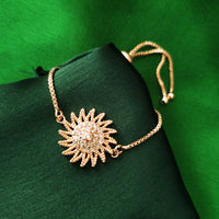 B0309_Classy circular design bracelets studded with  a touch of American diamond stones with delicate patterns.