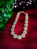 B0312_Classy circular design rose gold polished bracelets studded with  a touch of American diamond stones with delicate patterns.
