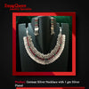 German Silver Necklace with 1 gm Silver Plated