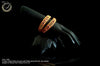 B0118_Classic Style one gram gold Plated along with pink ruby studded Bangles for Women Set of 2.