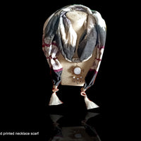 Beautiful Soft Multi Colored Pendant Scarf