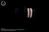 B0120_Classic Style rose gold,american diamond studded bangles with a touch of emerald for Women in Set of 2